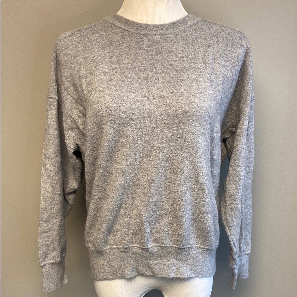 Madewell Gray Crew Neck Sweater